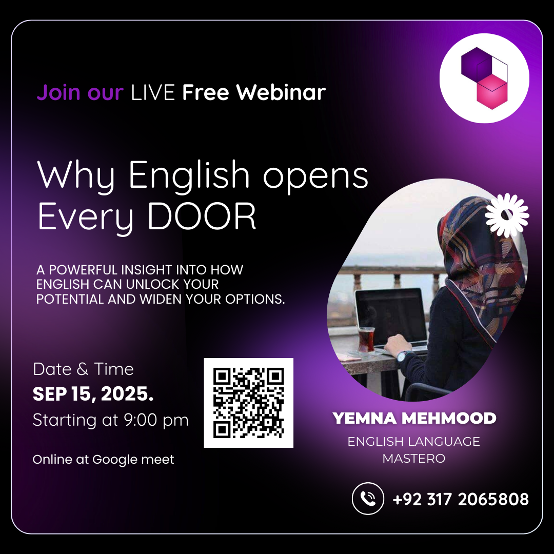 Why English opens Every DOOR Poster