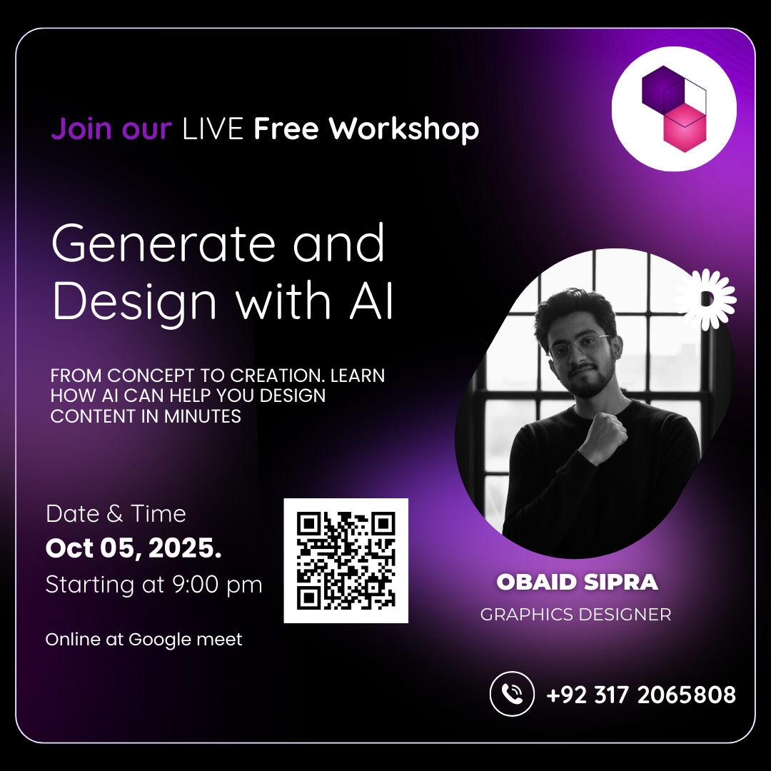 Generate and Design with AI Poster